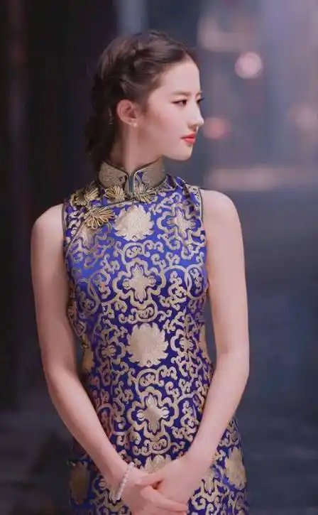 气质完美,女明星穿旗袍,你心中的旗袍女神是谁?_景甜_迪丽热巴_刘亦菲