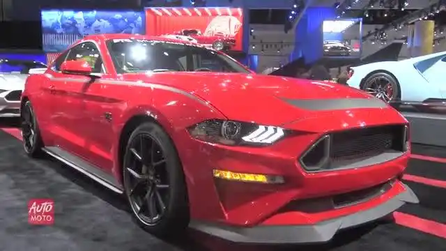 试驾全新福特野马gtr!感觉新款比老款更加帅气了!