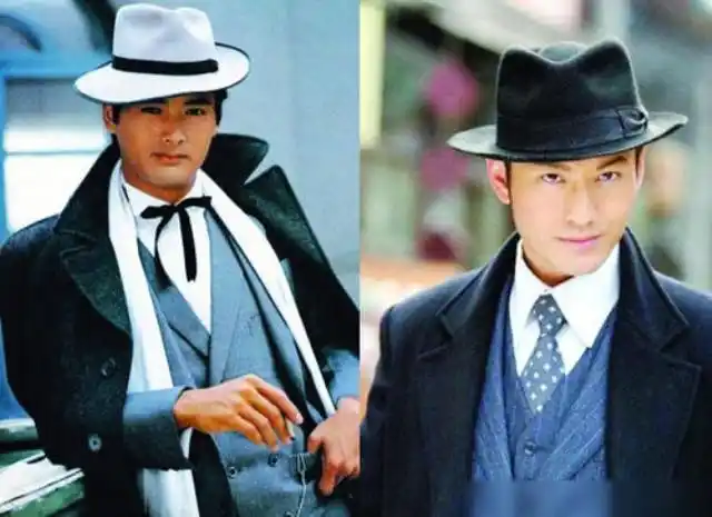 两代许文强同框,当179黄晓明遇到180周润发,谁谎报身高一目了然