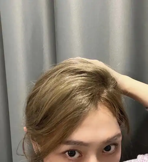 勇敢黄黑皮不怕困难染发冷调灰棕色真香