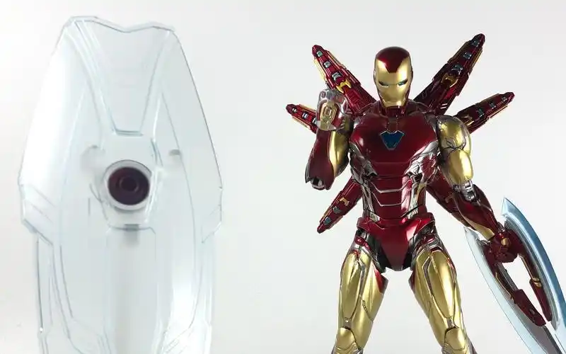 tony家mk85shf响指武器包龙哥制作钢铁侠纳米武器双刃盾牌背炮