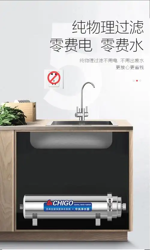 志高全屋中央净水器家用直饮商用自来水净水机农村井水过滤器全屋