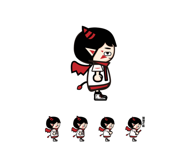 是否拥有自己的表情包小恶魔品牌形象工业魔方设计