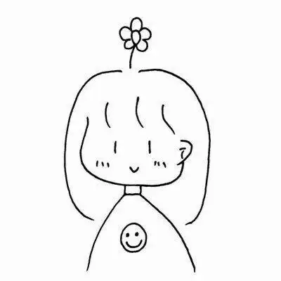 简笔画ins风 图源微博小女孩简笔画简笔画可爱小女孩马住教小朋友吧