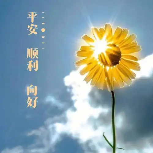 期许不多只要平安顺利