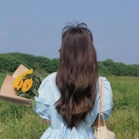 女人头像背影图片唯美,每一个细节都充满了柔美和优雅