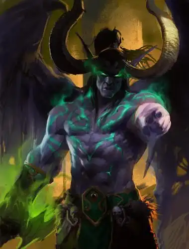 游戏角色原画鉴赏——伊利丹