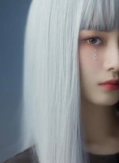 女明星银发:徐艺洋冷艳,lisa可爱,看到程潇:我的公主来了