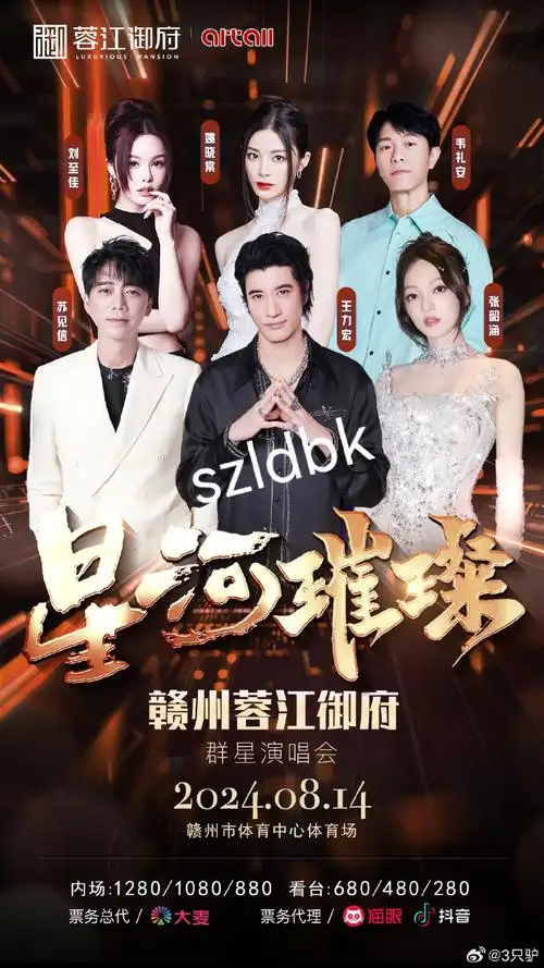 14【赣州群星演唱会】赣州体育中心体育场王力宏/张韶涵/苏见信