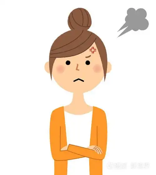 年轻的女人,妈妈愤怒