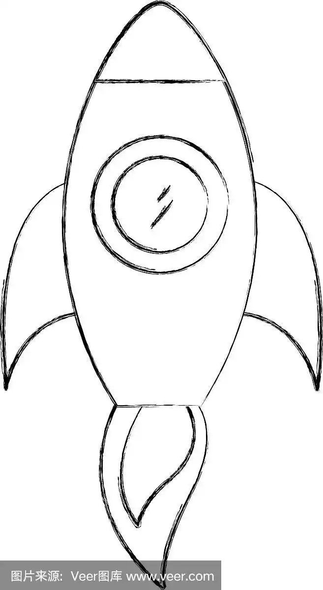 火箭发射器孤立图标