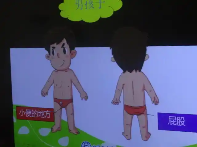 不要随便摸我——双江口镇白玉幼儿园防性侵安全教育