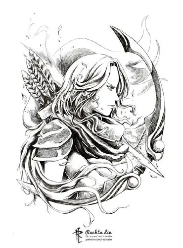 dota2大触手绘作品黑与白就可以展示一切