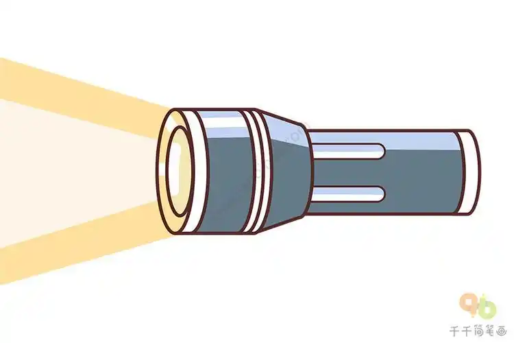 手电筒简笔画的颜色