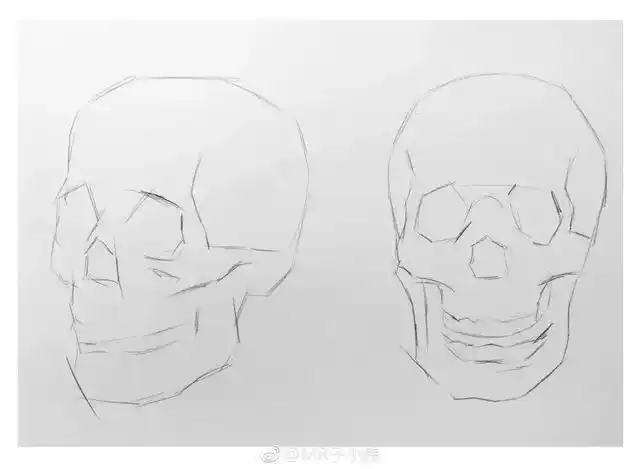 实践证明,画不好头像 主要是你对头颅的结构没有了解透