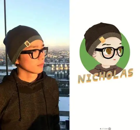 哥#张栋梁,做了2款屏保,考古了一个月,继续听歌[氛围感r]#插画  #头像