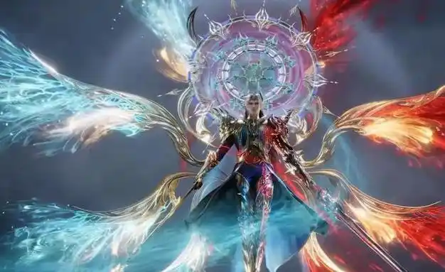 唐三换了一身服装,不再是之前的修罗神版本的服装了了,而是一半海神