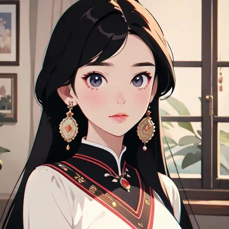 96手绘动漫风女生头像996996