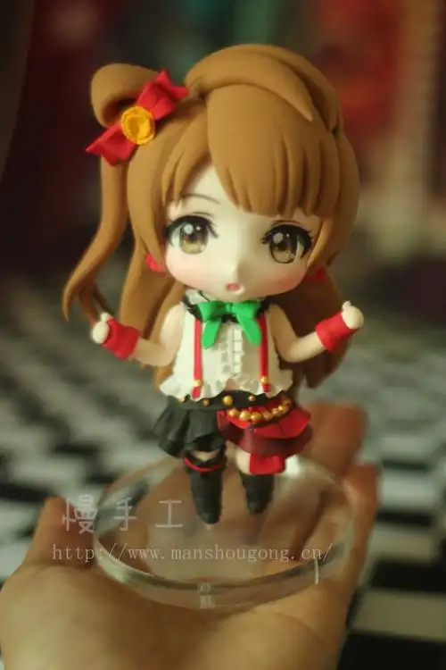 【慢手工】原创超轻粘土手工作品之-lovelive q版南小鸟 - 慢手工