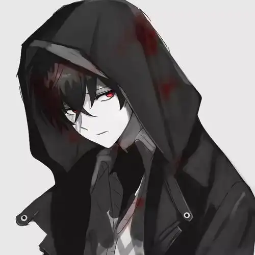 暗黑系头像,黄粱一梦,倾厦而醒