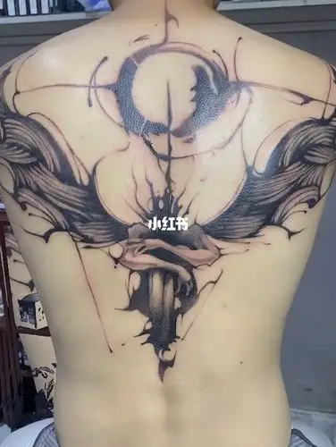 暗黑天使_纹身_刺客纹身工作室自由行热门攻略_我的纹身分享_美妆