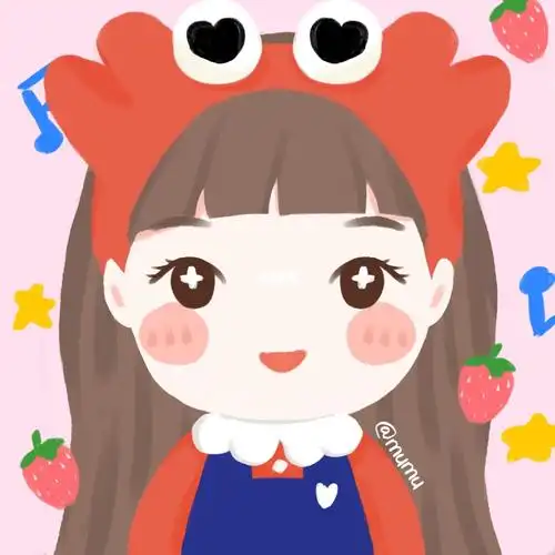 手绘头像小螃蟹