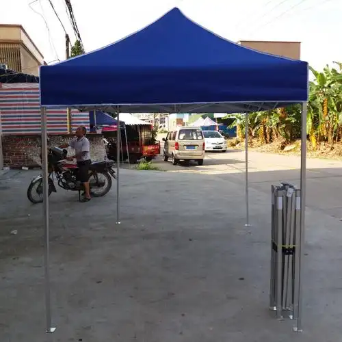 批发铝合金户外展览活动四脚角折叠帐篷展览展示遮阳防雨活动帐篷