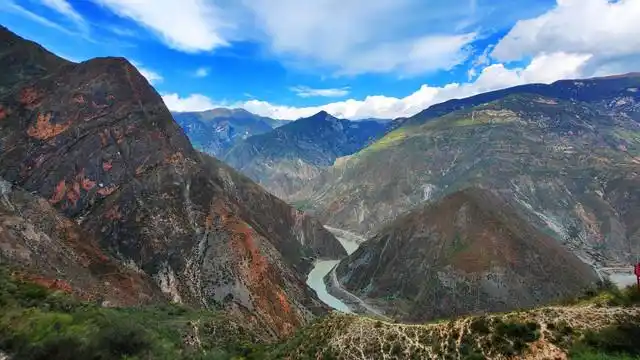 金沙江大拐弯摄影图__自然风景_旅游摄影_摄影图库_昵图网nipic.com