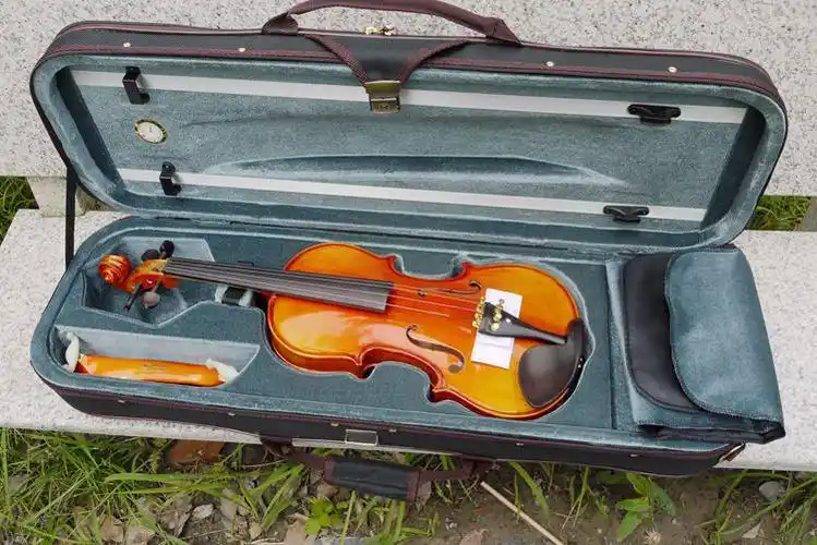 批发小提琴盒轻体双肩背小提琴盒子带湿度计遮琴布乐器配件