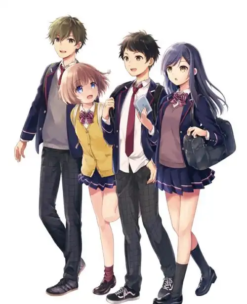 多人动漫壁纸素材图源自网络侵删致歉二传注明meet小恩