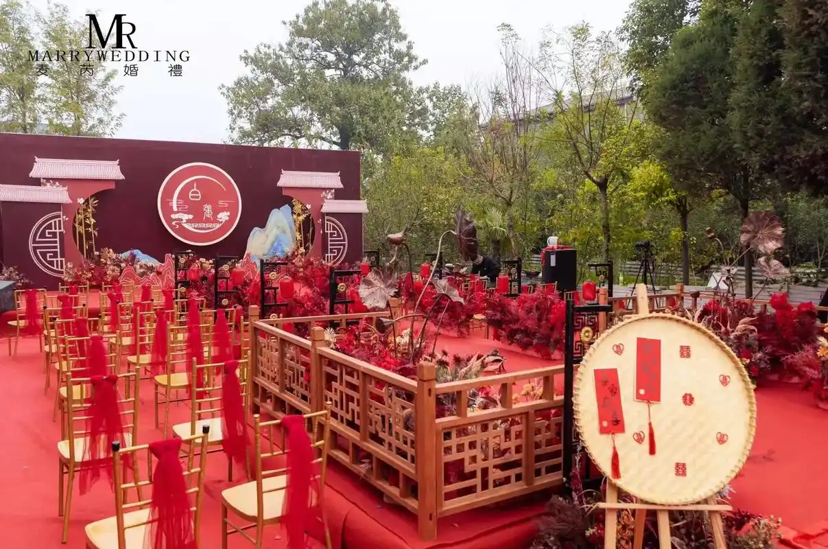 新余市麦芮婚礼/中式户外婚礼.#麦芮婚礼 #中式婚礼现场 # - 抖音