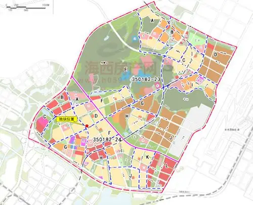 长乐滨海新城一幅居住用地调整为新型产业用地