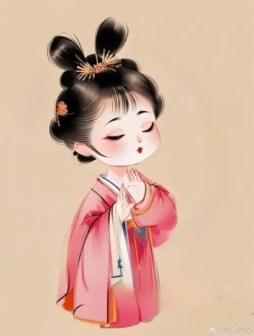 萌q版古风小美人可爱头像~.20415320