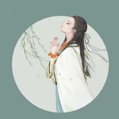 好看的古风女生头像手绘图片