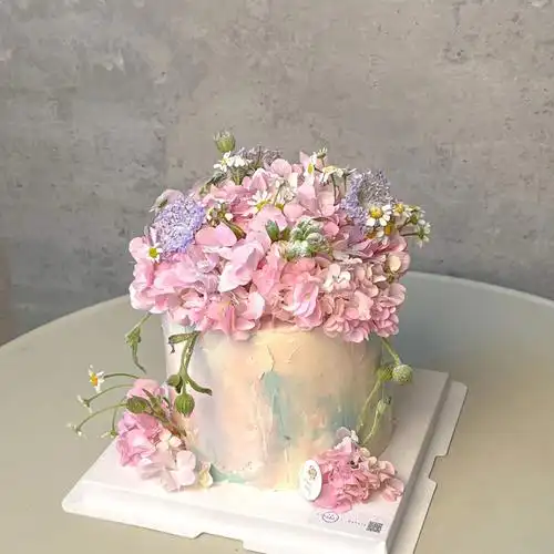 鲜花蛋糕只能配仙女