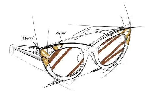 金唱片眼镜礼品设计