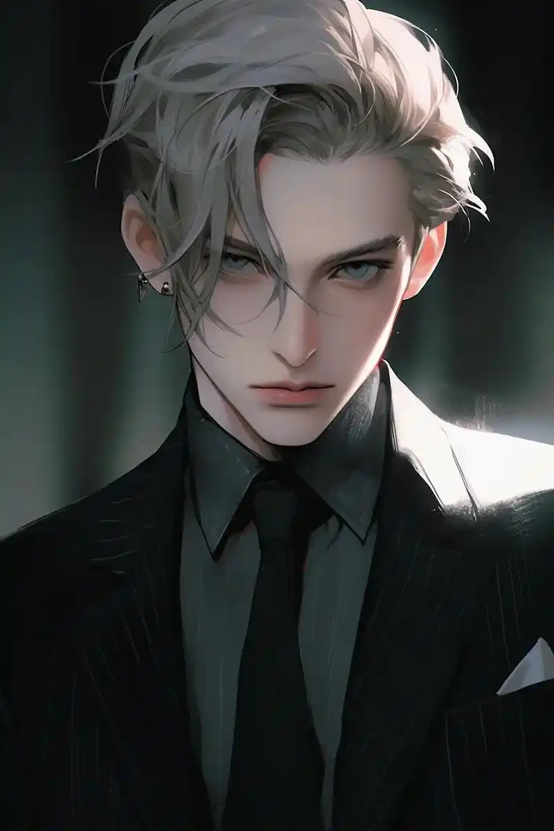 致命眼神##漫画男主角脸 #西装杀 #二次元 #禁欲系 #优 - 抖音