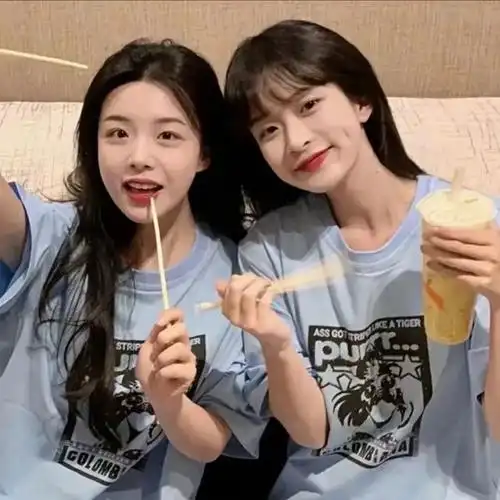 头像闺蜜才是真爱一组超甜的闺蜜头像送给你们愿你们岁岁年年