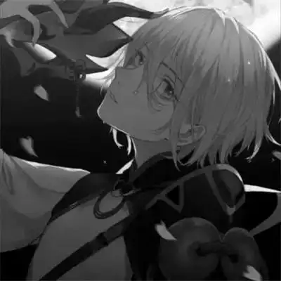 男生头像黑白二次元