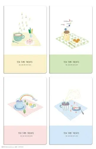 小清新本子 本子封面设计 旅行笔记 旅行纪念册 手绘封面设计