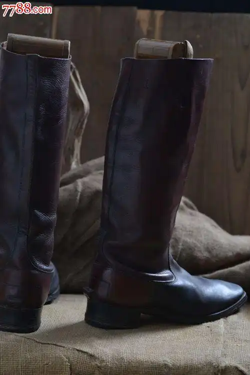 正品二战日军鬼子军官皮底马靴
