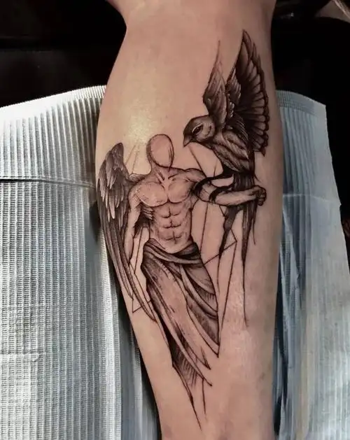 天使纹身图片