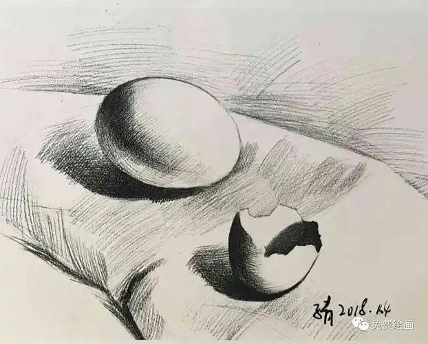 入门素描——鸡蛋