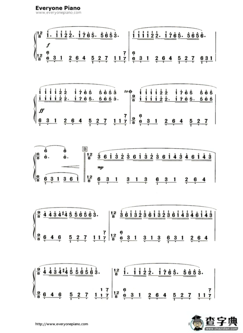 梦中的婚礼钢琴谱_dream wedding钢琴谱