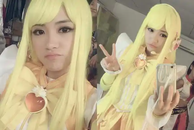 而在《巴啦啦小魔仙之魔箭公主》中,饰演小蓝的则是snh48的成员戴萌