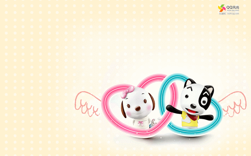 可爱卡通动态图片高清电脑桌面主题壁纸下载大全