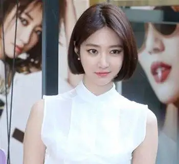 短发直发酷发型女中短发直发发型图片4