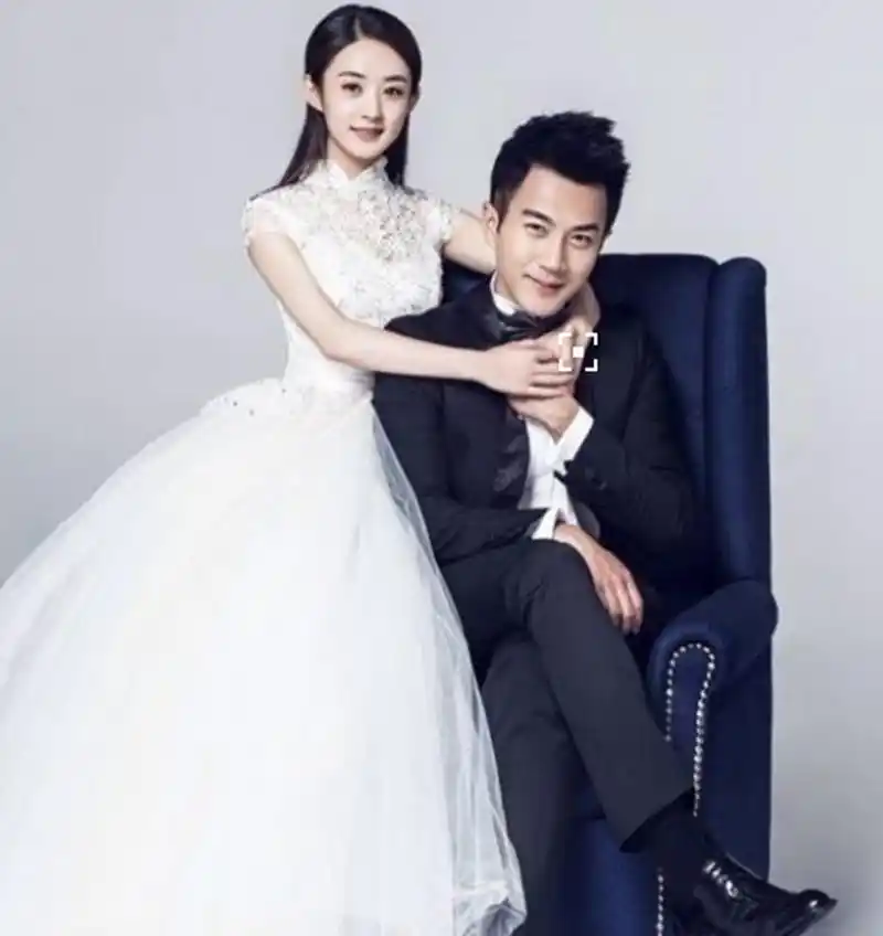 赵丽颖和男星的结婚照,最后一对太般配了,可惜不是林更新!