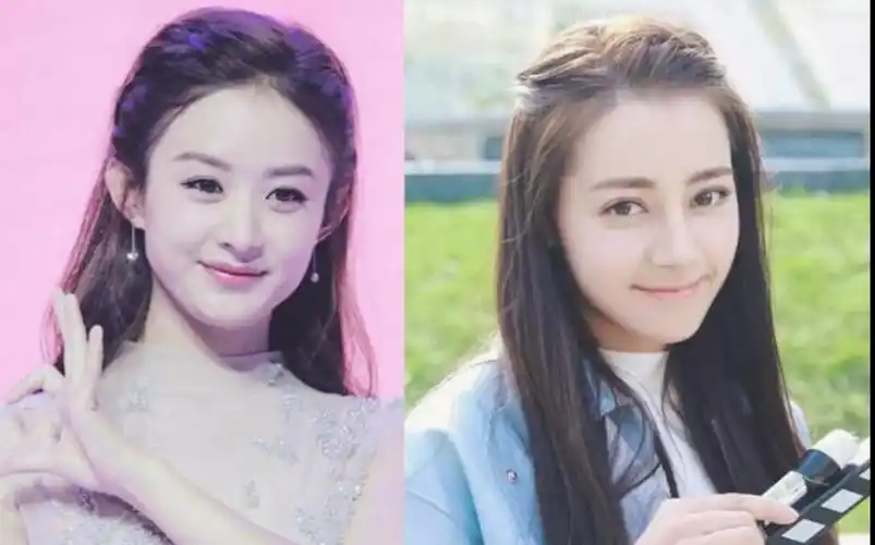 赵丽颖迪丽热巴拉娘,冷cp没有合作也要强行同框.