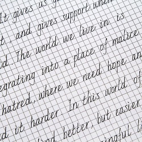 意大利斜体英语字帖中英文临摹行楷奶酪女生字体漂亮练字 斜体英文